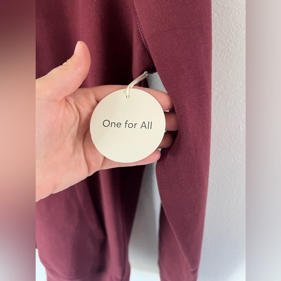 PACT One For All Unisex Hoodie In Raisin Organic Cotton Pullover Sweatshirt NWT - Picture 8 of 11